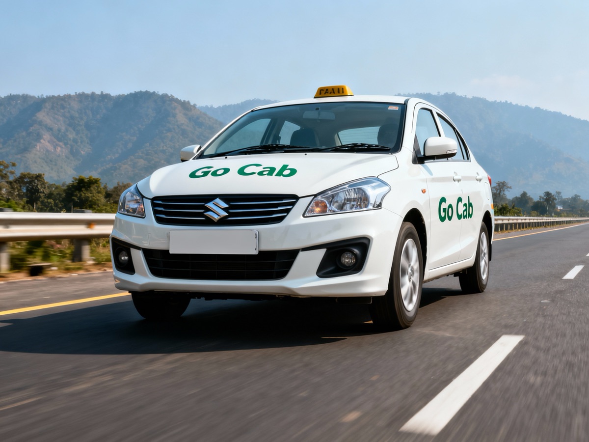 Go Cab Services fleet vehicle 2 — clean, well-maintained taxi for hire in Jharkhand, India